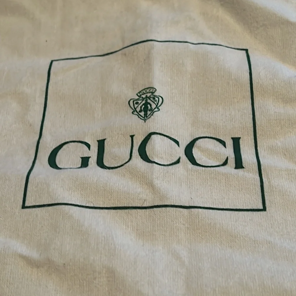 GUCCI Dust Bag - pull string - linen - 13” x 18”